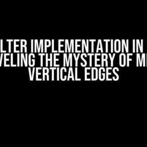 Sobel Filter Implementation in Pygame: Unraveling the Mystery of Missing Vertical Edges